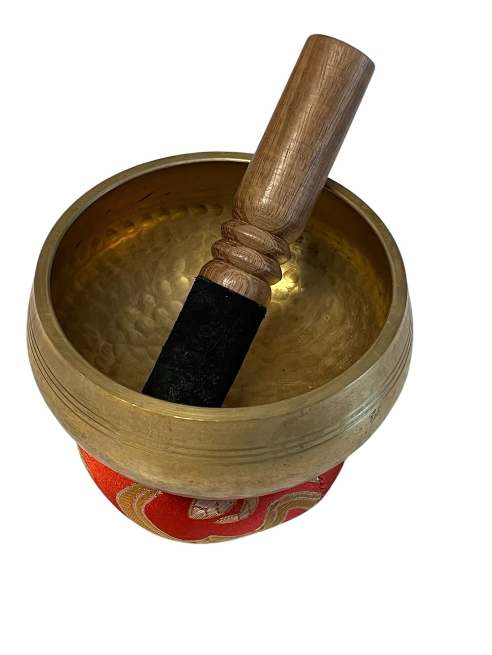 Miniature Singing Bowl with Wooden Mallet